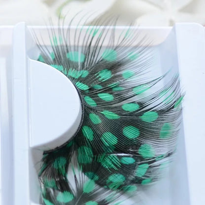 Cils adhésives colorés